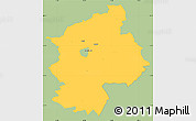 Savanna Style Simple Map of Karksi, single color outside
