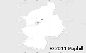 Silver Style Simple Map of Karksi, single color outside