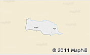 Classic Style 3D Map of Kopu, single color outside