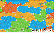 Political 3D Map of Kopu