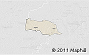 Shaded Relief 3D Map of Kopu, lighten, desaturated