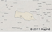 Shaded Relief 3D Map of Kopu, semi-desaturated