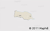 Shaded Relief 3D Map of Kopu, single color outside