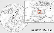 Blank Location Map of Kopu, highlighted parent region
