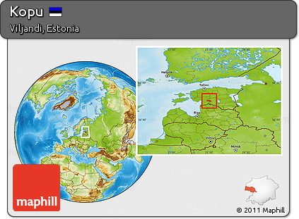 Physical Location Map of Kopu