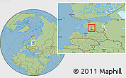 Savanna Style Location Map of Kopu