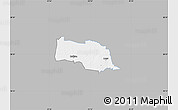 Gray Map of Kopu, single color outside