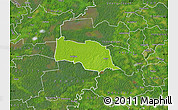 Physical Map of Kopu, satellite outside