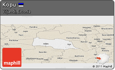 Classic Style Panoramic Map of Kopu