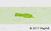Physical Panoramic Map of Kopu, lighten