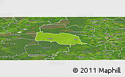 Physical Panoramic Map of Kopu, satellite outside