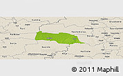 Physical Panoramic Map of Kopu, shaded relief outside