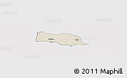 Shaded Relief Panoramic Map of Kopu, cropped outside