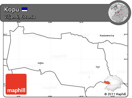 Blank Simple Map of Kopu