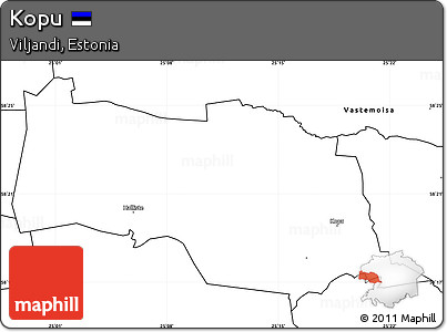 Blank Simple Map of Kopu