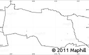 Blank Simple Map of Kopu, no labels