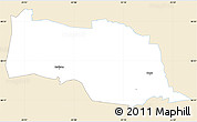 Classic Style Simple Map of Kopu, single color outside