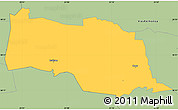 Savanna Style Simple Map of Kopu