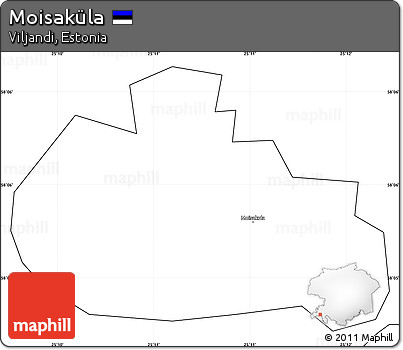 Blank Simple Map of Moisaküla