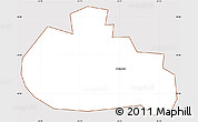 Classic Style Simple Map of Moisaküla, cropped outside