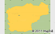 Savanna Style Simple Map of Paistu, single color outside