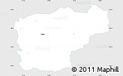 Silver Style Simple Map of Paistu, single color outside