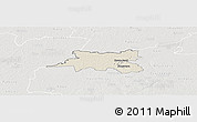Shaded Relief Panoramic Map of Suure-Jaani, lighten, semi-desaturated