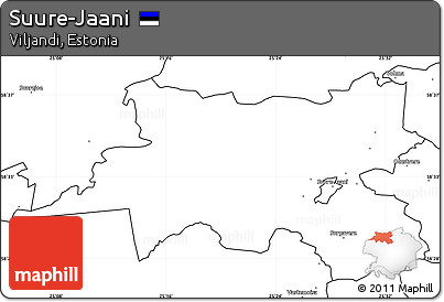 Blank Simple Map of Suure-Jaani