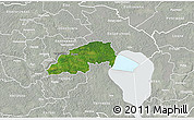 Satellite 3D Map of Viiratsi, lighten, semi-desaturated