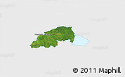 Satellite 3D Map of Viiratsi, single color outside