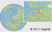 Savanna Style Location Map of Viiratsi, highlighted parent region