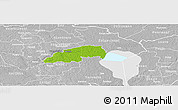 Physical Panoramic Map of Viiratsi, lighten, desaturated