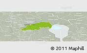 Physical Panoramic Map of Viiratsi, lighten, semi-desaturated
