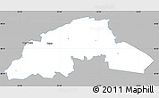 Gray Simple Map of Viiratsi, single color outside