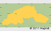 Savanna Style Simple Map of Viiratsi, single color outside