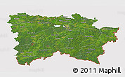 Satellite 3D Map of Voru, cropped outside