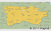 Savanna Style 3D Map of Voru