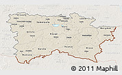 Shaded Relief 3D Map of Voru, lighten