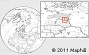 Blank Location Map of Antsla Linn, highlighted country