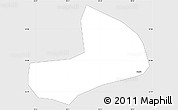 Silver Style Simple Map of Antsla Linn