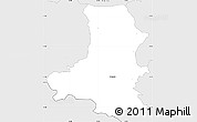 Silver Style Simple Map of Haanja
