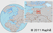Gray Location Map of Voru