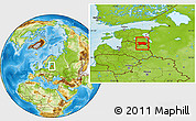 Physical Location Map of Voru