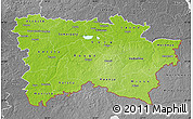 Physical Map of Voru, desaturated