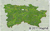Satellite Map of Voru, lighten