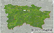 Satellite Map of Voru, lighten, semi-desaturated