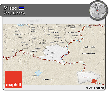 Classic Style 3D Map of Misso
