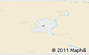 Classic Style 3D Map of Misso, single color outside