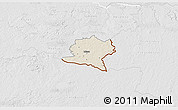 Shaded Relief 3D Map of Misso, lighten, desaturated