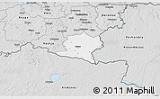 Silver Style 3D Map of Misso